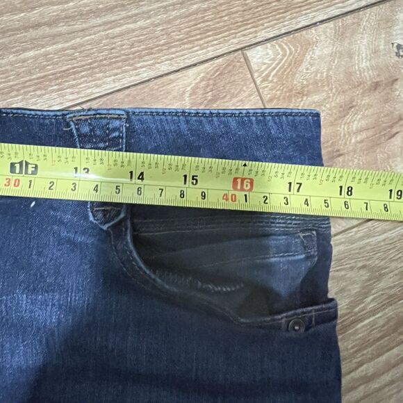 Democracy Jeans Womens Size 16 Blue Straight Absolution Mid Rise Stretch Denim - Picture 6 of 9